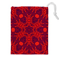 Red Rose Drawstring Pouch (4xl) by LW323