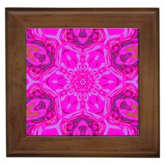 Purple Flower 2 Framed Tile