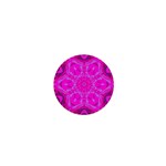 Purple Flower 2 1  Mini Buttons Front