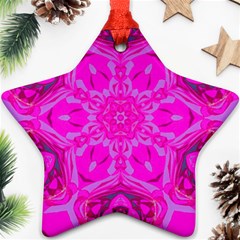 Purple Flower 2 Ornament (star) by LW323