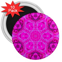 Purple Flower 2 3  Magnets (10 pack) 