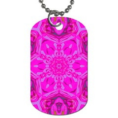 Purple Flower 2 Dog Tag (One Side)