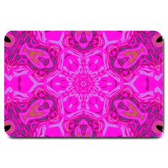 Purple Flower 2 Large Doormat 