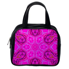 Purple Flower 2 Classic Handbag (One Side)