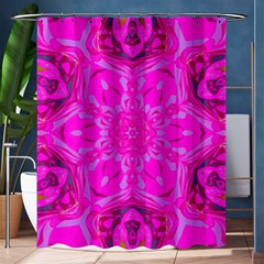 Purple Flower 2 Shower Curtain 60  X 72  (medium)  by LW323