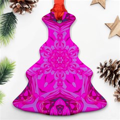 Purple Flower 2 Ornament (christmas Tree)  by LW323