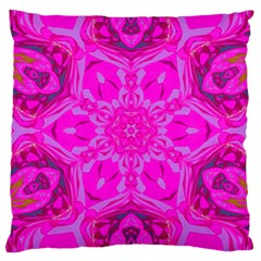 Purple Flower 2 Large Cushion Case (One Side)