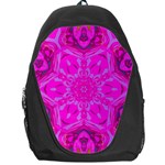 Purple Flower 2 Backpack Bag Front