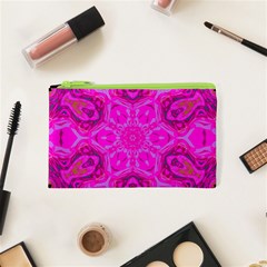 Purple Flower 2 Cosmetic Bag (XS)