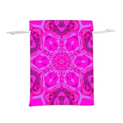 Purple Flower 2 Lightweight Drawstring Pouch (l) by LW323