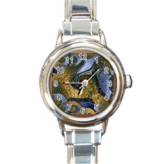 Ancient Seas Round Italian Charm Watch by LW323