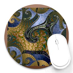 Ancient Seas Round Mousepads by LW323