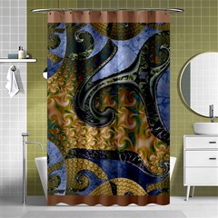 Ancient Seas Shower Curtain 48  x 72  (Small) 