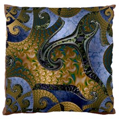 Ancient Seas Large Cushion Case (one Side) by LW323