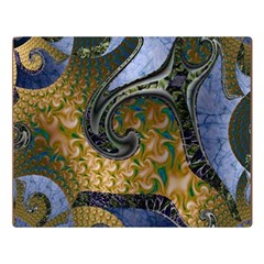 Ancient Seas Double Sided Flano Blanket (large)  by LW323