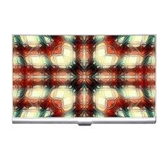 Royal Plaid Business Card Holder by LW323