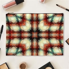 Royal Plaid Cosmetic Bag (xl) by LW323