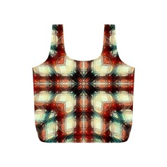 Royal Plaid Full Print Recycle Bag (s) by LW323