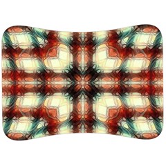 Royal Plaid Velour Seat Head Rest Cushion