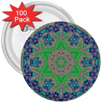 Spring flower3 3  Buttons (100 pack)  Front