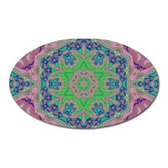 Spring Flower3 Oval Magnet by LW323