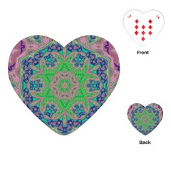 Spring Flower3 Playing Cards Single Design (heart)