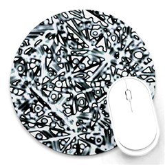 Beyond Abstract Round Mousepads by LW323