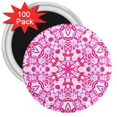 Pink Petals 3  Magnets (100 Pack) by LW323