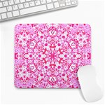 Pink Petals Large Mousepads Front