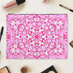 Pink Petals Cosmetic Bag (xl) by LW323