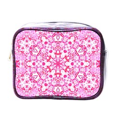 Pink Petals Mini Toiletries Bag (one Side) by LW323