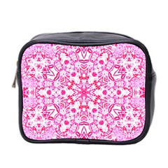 Pink Petals Mini Toiletries Bag (two Sides) by LW323