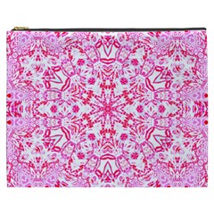 Pink Petals Cosmetic Bag (xxxl) by LW323