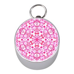 Pink Petals Mini Silver Compasses by LW323