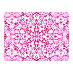 Pink Petals Double Sided Flano Blanket (mini)  by LW323