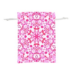 Pink Petals Lightweight Drawstring Pouch (l) by LW323