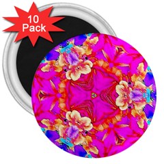 Pink Beauty 3  Magnets (10 Pack)  by LW323