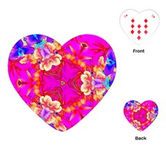 Pink Beauty Playing Cards Single Design (heart)