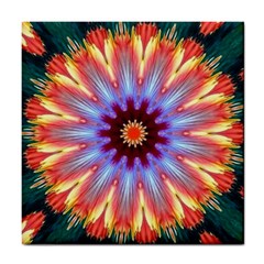 Passion Flower Tile Coaster by LW323