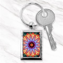 Passion Flower Key Chain (rectangle) by LW323