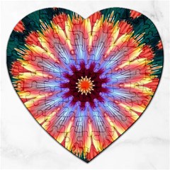 Passion Flower Jigsaw Puzzle (heart) by LW323