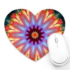 Passion Flower Heart Mousepads by LW323