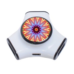 Passion Flower 3-port Usb Hub by LW323