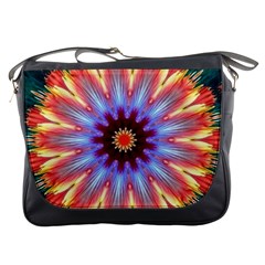 Passion Flower Messenger Bag by LW323