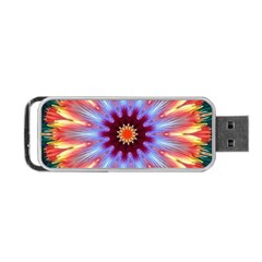 Passion Flower Portable Usb Flash (one Side) by LW323