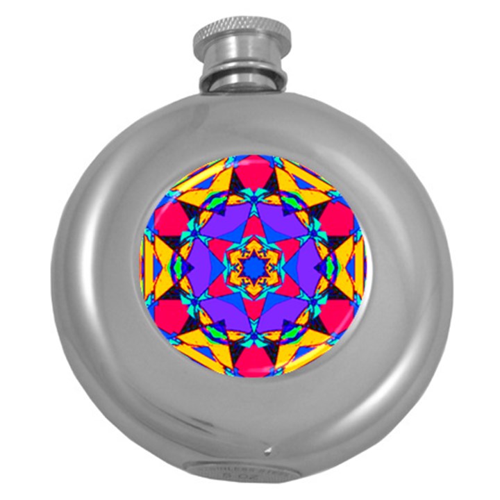 Fairground Round Hip Flask (5 oz)