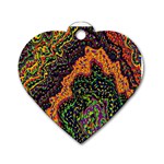 GoghWave Dog Tag Heart (Two Sides) Back