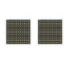 Geometric Textured Ethnic Pattern 1 Cufflinks (square) by dflcprintsclothing