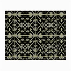 Geometric Textured Ethnic Pattern 1 Small Glasses Cloth (2 Sides) by dflcprintsclothing