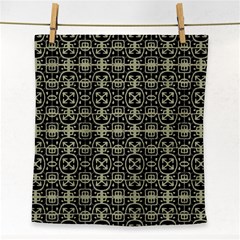 Geometric Textured Ethnic Pattern 1 Face Towel by dflcprintsclothing